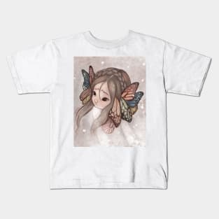 Butterfly Child Kids T-Shirt